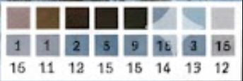 Gemini color chart
